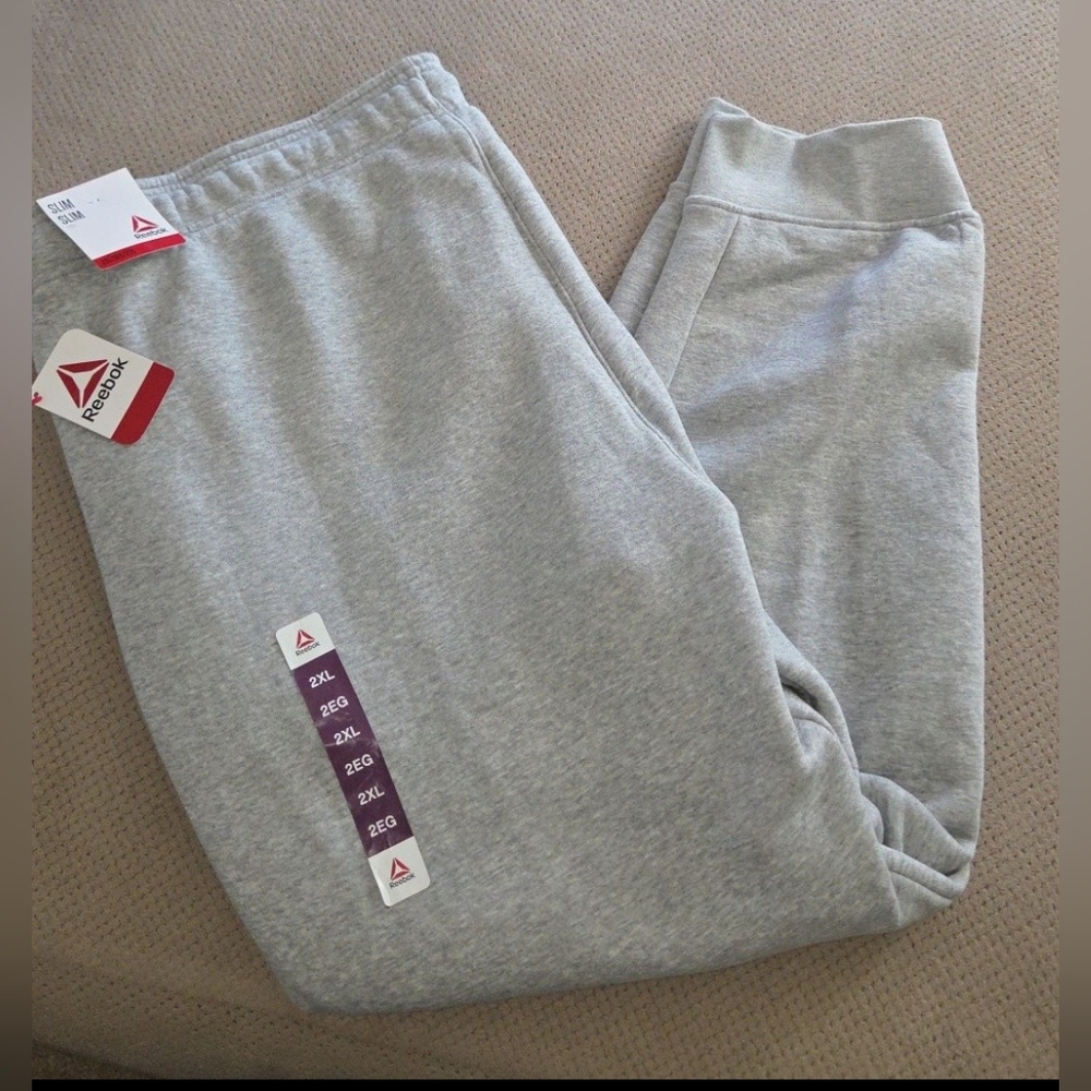 Reebok Gray Jogger Sweatpants - Picture 4 of 7